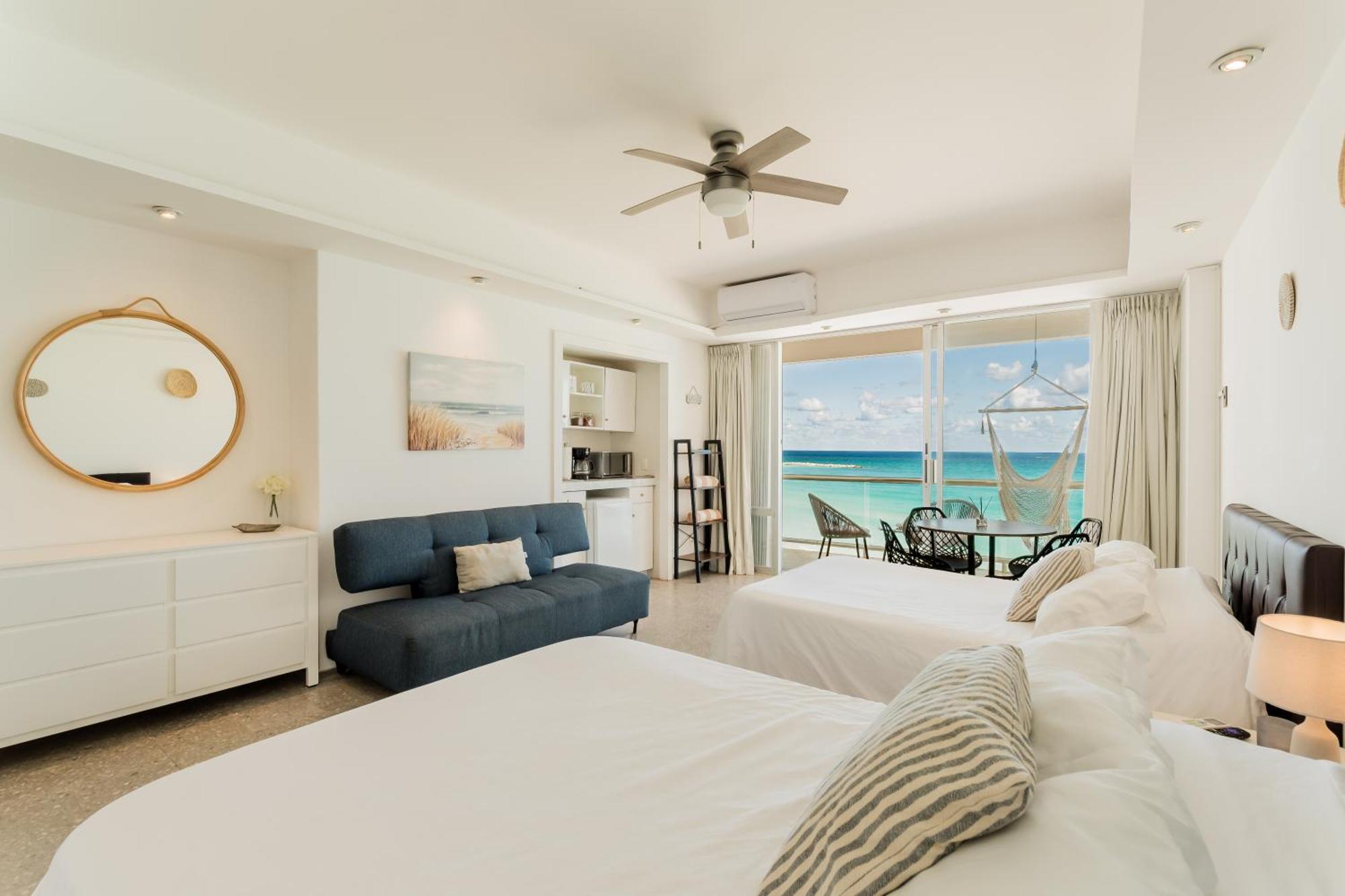 *Turquoise Escape- Beachfront Studio By Casa Paraiso* 坎昆 外观 照片