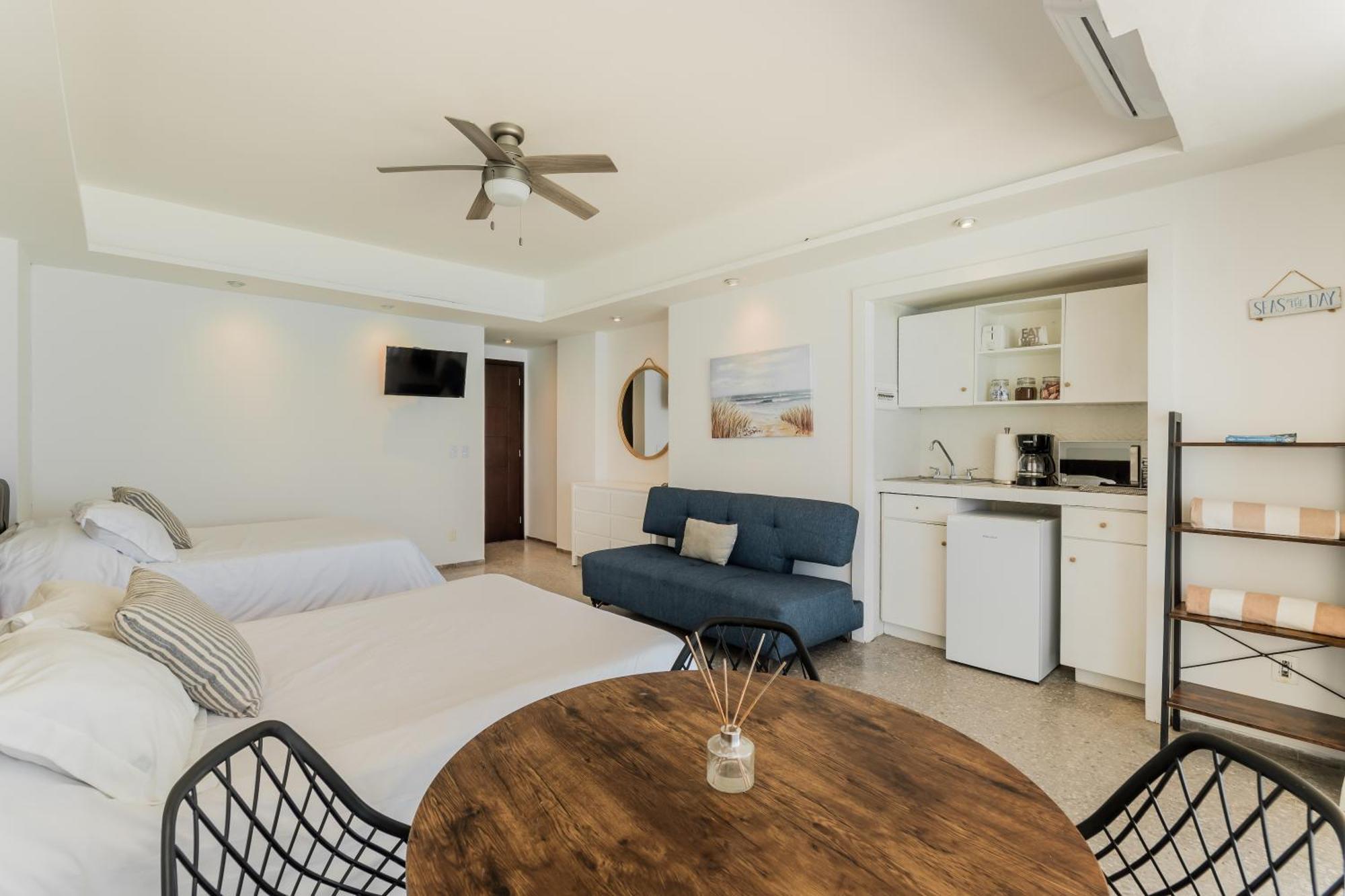 *Turquoise Escape- Beachfront Studio By Casa Paraiso* 坎昆 外观 照片